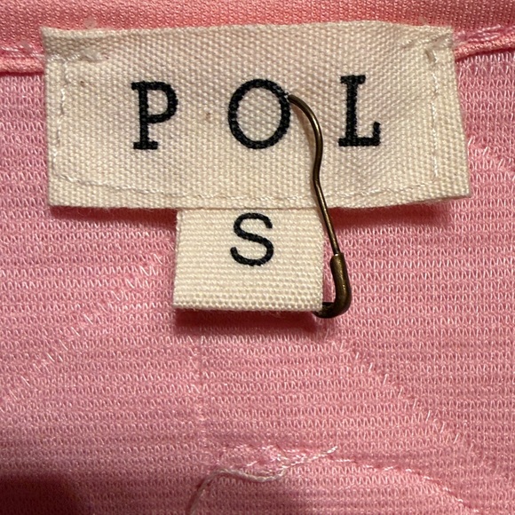 POL Pink quilted zip jacket crochet knit size small NEW - Picture 4 of 5